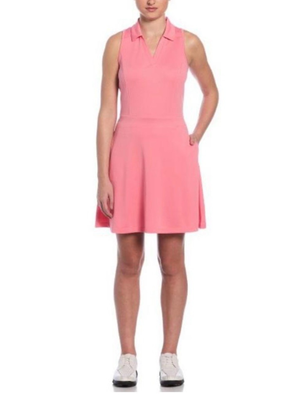 PGA TOUR
Women's Airflux Sleeveless Polo Dress - Coral